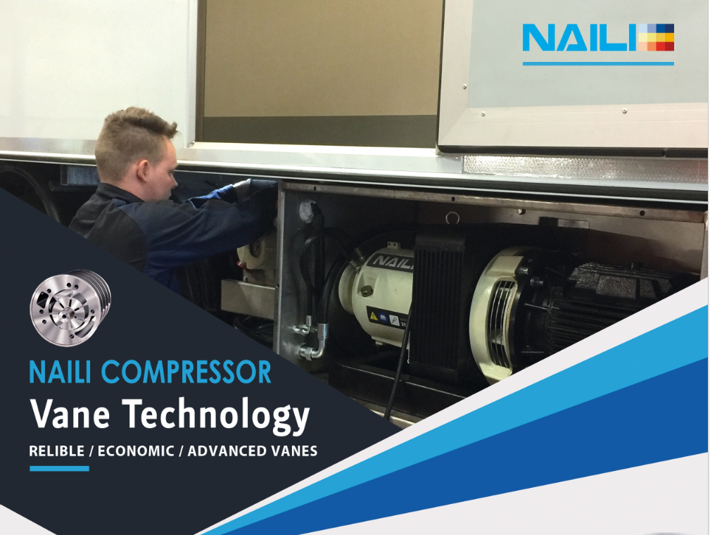 Compresor de paleta integrado de la serie NAILI AZX