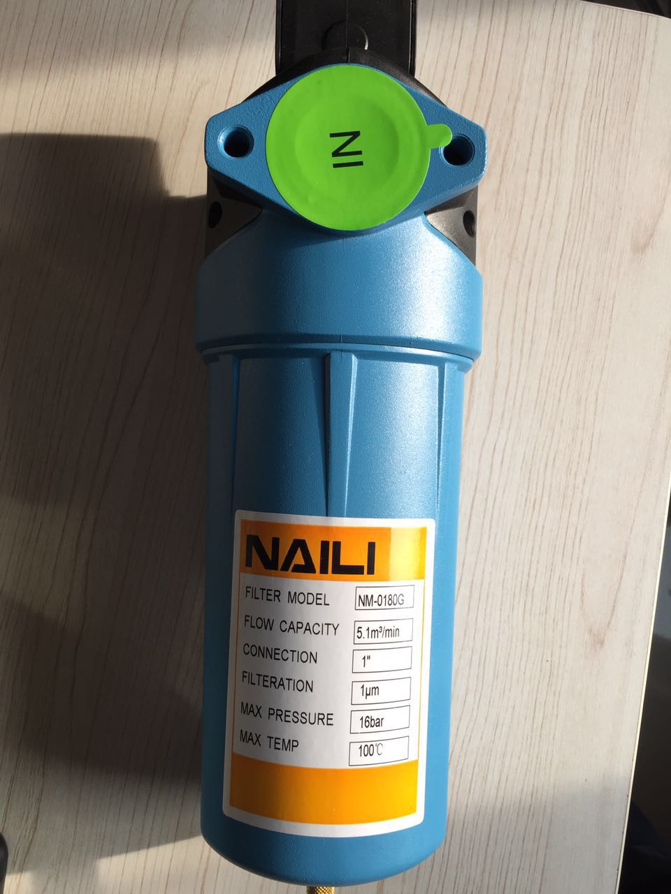 NAILI Serie F Filtro en línea para sistema de aire comprimido